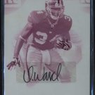 2008 Threads DERRICK WARD Auto Printing Plate Card 1/1
