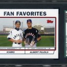 2004 Topps Fan Favorites (Ichiro/Albert Pujols) SGC 98