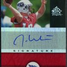 2005 UD Reflections JASON WHITE Auto RC (2003 Heisman)