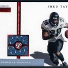 2005 Topps Prestine FRED TAYLOR Game Used Jersey Card