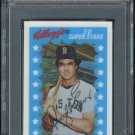 1982 Kellogg's #45 DWIGHT EVANS 3-D Card PSA 10 Red Sox