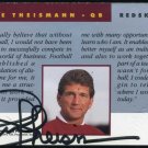 1991 Pro Line Port. JOE THEISMANN Certified Auto Card