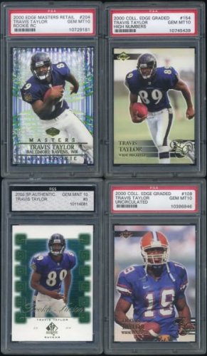 Ravens 2000 TRAVIS TAYLOR RC PSA 10 Graded Lot+