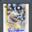 2006 UD Legends ROY JEFFERSON Auto PSA 10 Steelers