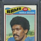 1977 Topps #445 Harold Jackson Card PSA 9 Rams WR
