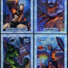 1994 Marvel Masterpieces Holofoil Insert Card Lot (4)