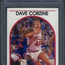 1989 Hoops #93 DAVE CORZINE Card PSA 10 Chicago Bulls