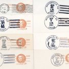 Collection of Postal Cards with Kansas Cancels (12)