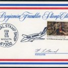 1978 Benjamin Franklin Club Card w/KS Postmaster Sig.