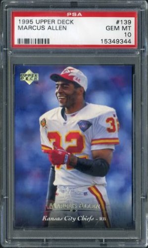 1995 Upper Deck #139 MARCUS ALLEN Card PSA 10 HOF
