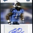 2007 Topps Performance #122 Chris Davis Auto RC Titans