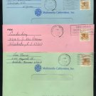 1986 25¢ Bread Wagon Coil Stamp PNC Commerical Covers
