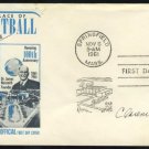 Basketball HOF'er Clarence Gaines Signed FDC JSA D. '06