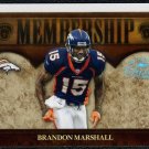 2008 Donruss Classics Membership BRANDON MARSHALL 19/25