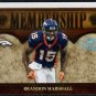 2008 Donruss Classics Membership BRANDON MARSHALL 19/25