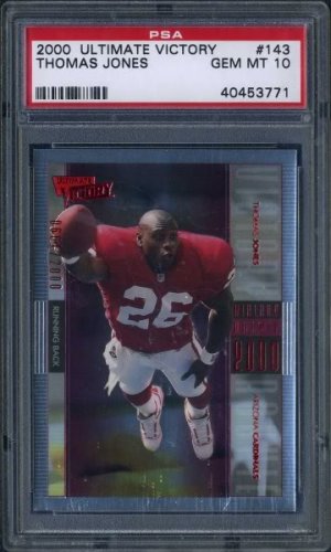 2000 Ultimate Victory THOMAS JONES RC PSA 10 Cardinals