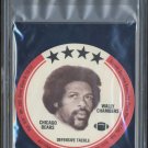 1976 Buckmans Discs WALLY CHAMBERS PSA 10 Chicago Bears