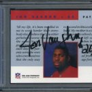 1992 Pro Line Portraits JON VAUGHN Auto Card PSA/DNA