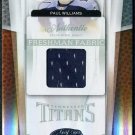 2007 Leaf Cert Materials 217 PAUL WILLIAMS GU Jersey RC