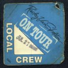 2001 RICKEY VAN SHELTON Backstage Concert Pass