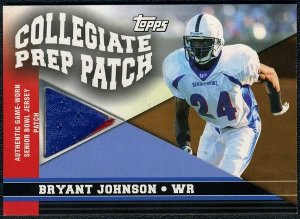 2003 Topps DP&P BRYANT JOHNSON Jersey GU RC 65/75