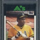 1986 Topps #645 DUSTY BAKER Card PSA 10 Oakland A's