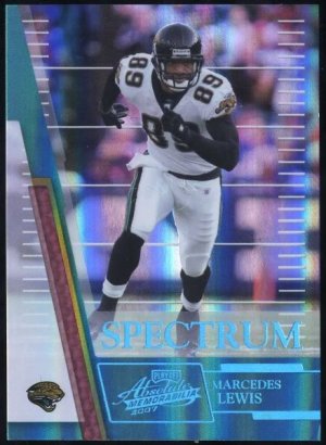 2007 Playoff Absolute QUENTIN MOSES Spectrum RC #'d 1/1