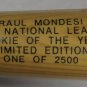 RAUL MODESI Auto 1994 ROY Rawlings Bat, LA Dodgers