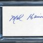 MEL HEIN Signed Index Card PSA/DNA Giants HOF