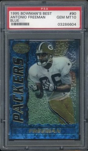 1995 Bowmans Best ANTONIO FREEMAN RC PSA 10 Packers HOF