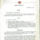 1959 Baltimore QB Club Newsletter, Weeb Ewbank Signed