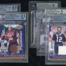 2000 Donruss Pref QB Challenge BGS Graded GU Lot