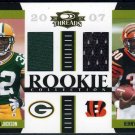 2007 Threads BRANDON JACKSON & KENNY IRONS GU Jersey RC