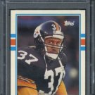 1989 Topps Traded #80T Carnell Lake RC PSA 9 Steelers