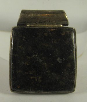 Meteorite & Sterling Silver Pendant - Custom Jewelry