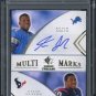 2008 SP Threads Kevin Smith/Steve Slaton Auto RC PSA 8