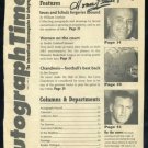 HOUSE PETERS (Mr Clean) Signed Magazine Page (D. 2008)