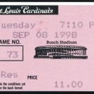 1998 Mark McGwire 62 & 69/70 Home Run Record Tickets