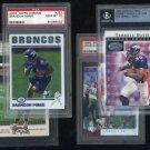 Denver Broncos PSA/BGS/SGC Graded Card Lot, Elway+