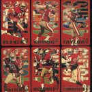1994 Pro Tags 49ers Team Set, Jerry Rice/Steve Young+