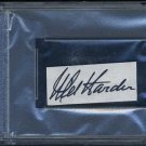 MEL HARDER Signed Cut, PSA/DNA Slabbed, Auto, Indians