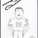 2003 Bears MIKE DITKA Signed Drawling Postcard, HOF