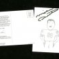 2003 Bears MIKE DITKA Signed Drawling Postcard, HOF