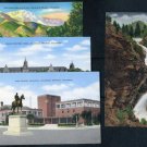 Vintage 1940s Colorado Springs, CO. Linen Postcard Lot