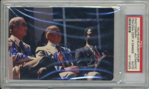 Enos Slaughter, Wilhelm & Lou Brock Auto Photo PSA DNA