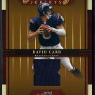 2005 Playoff Prestige Game Day Jersey DAVID CARR Card