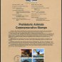 1989 Prehistoric Animals Stamp Souvenir Page US 2422-25