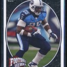 2008 UD Heroes #54 LENDALE WHITE Black 1/1 Titans