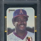 1987 Donruss DONNIE MOORE Auto Card PSA/DNA (Dec. 1989)