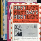 First Days Magazine Lot (FDC FDI Stamp Info)